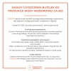 Szklana butelka wodorowa CA-303 niebieska czyszczenie